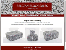 Tablet Screenshot of belgianblocksales.com